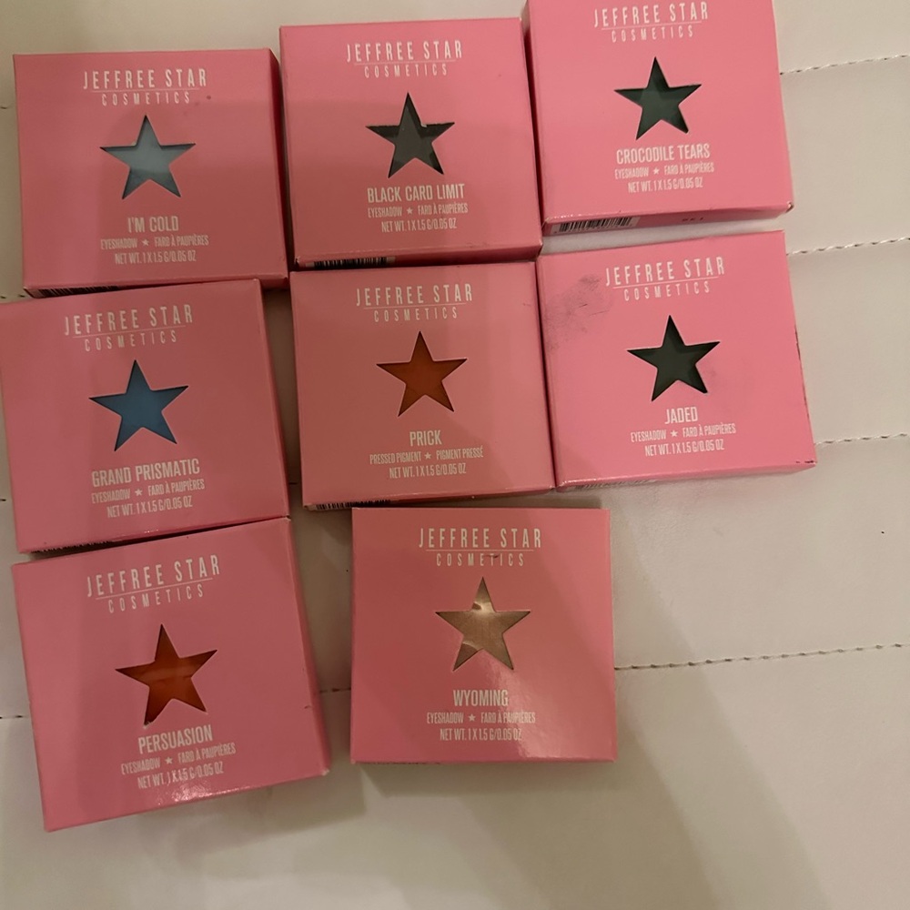 Jeffree star eyeshadow